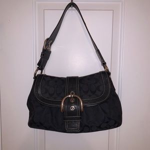 Coach Buckle Shoulder Bag